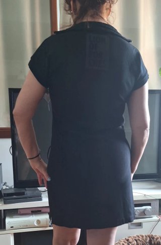 Vestido Negro Lion of Porches Talla M