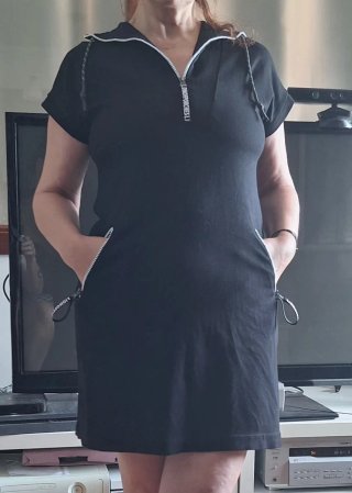 Vestido Negro Lion of Porches Talla M
