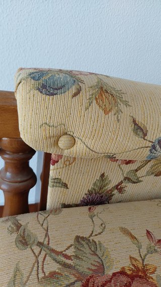 Sofá clásico + 2 sillones floral