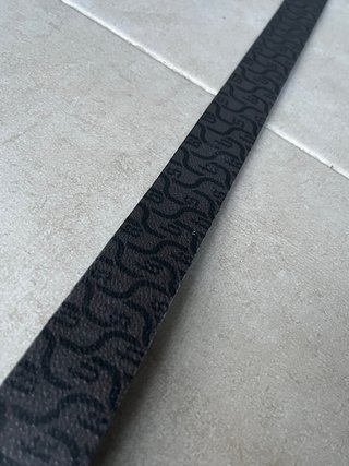 Monogram Dark Grey Belt Retro Vintage Y2K