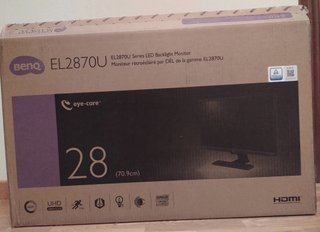 Monitor BenQ EL2870U 4K 28" Negro