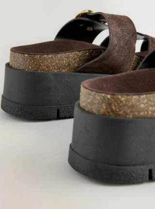 Sandalias Nex Cuero Marrón Talla 40