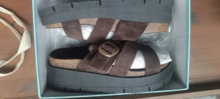Sandalias Nex Cuero Marrón Talla 40
