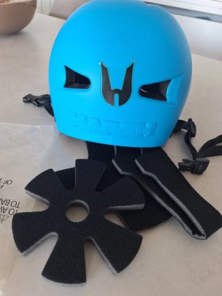 Casco HARSH Talla S Azul + Almohadillas