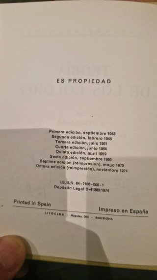Teoría de los colores