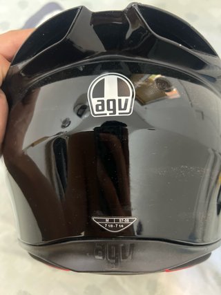 Casco Moto AGV K1 Negro Brillante Talla M