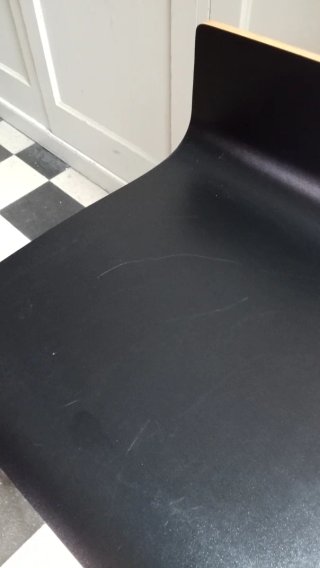 2 Taburetes Altos Ikea Madera y Metal Negros