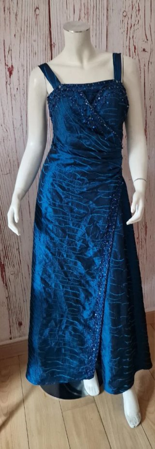 Vestido Koton Azul Eléctrico Largo