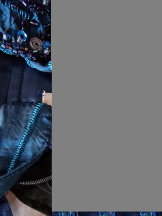 Vestido Koton Azul Eléctrico Largo