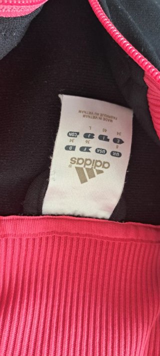 Chándal Adidas Negro, Rosa y Turquesa