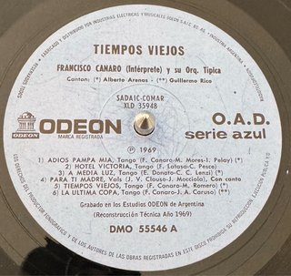 Francisco Canaro LP Tango
