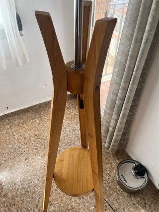 Lámpara de pie madera