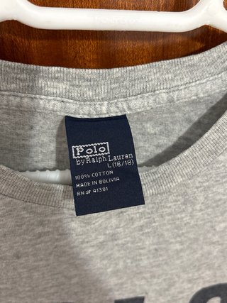 Camiseta Polo Ralph Lauren Gris
