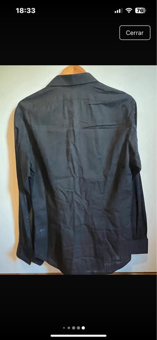 Camisa YSL Hombre Negra