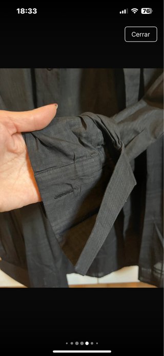 Camisa YSL Hombre Negra
