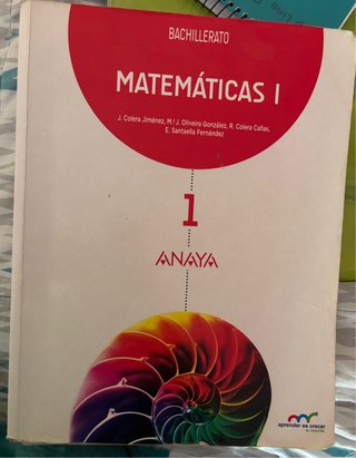 Matemáticas I. Bachillerato 1