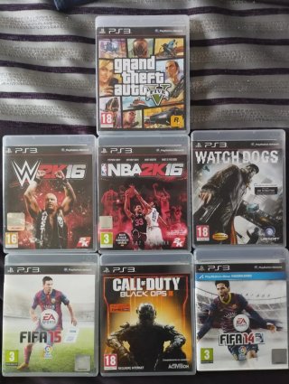 Lote de juegos ps3