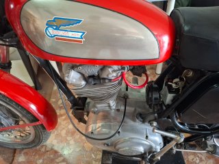 Ducati 350 Scrambler Roja/Plata