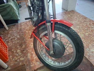Ducati 350 Scrambler Roja/Plata