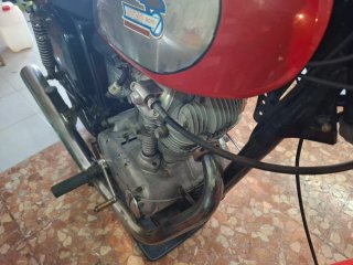 Ducati 350 Scrambler Roja/Plata