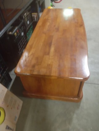 Porta TV in legno con ante in vetro