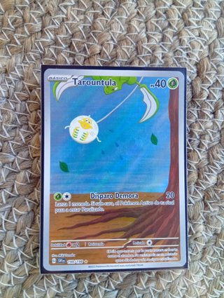 Carta Pokémon Tarountula Básico 40 PS