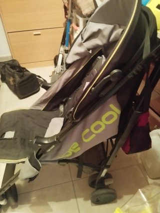 Cochecito be cool + bolsa + chubasquero