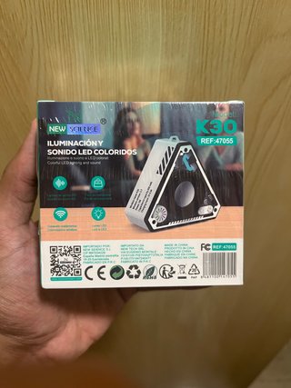 Altavoz Bluetooth LED RGB Portátil K30 Wireless