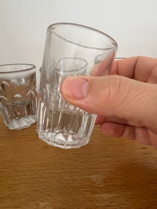 4 Antichi Bicchieri Piccoli