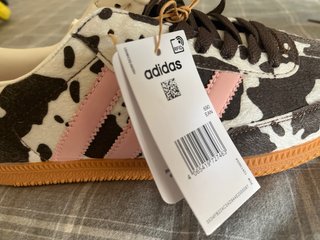Zapatillas Adidas Vaca Marrón y Blanco