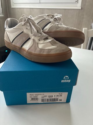 Mustang Zapatillas Beige/Blanco