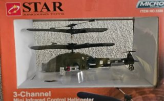 Helicóptero RC Guardian 3 canales