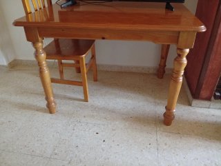 mesa + vitrina+ armario de comedor