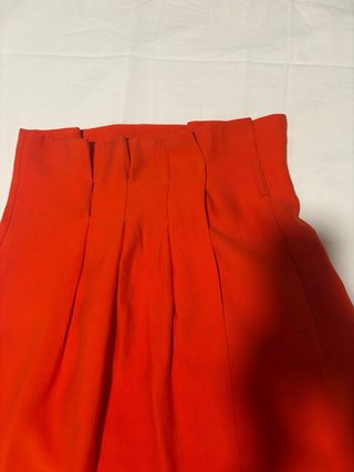 Falda Zara naranja