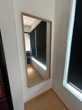 Espejo de madera y cristal