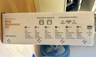 Estufa Gas Butano Grunkel 4200W - Como Nueva