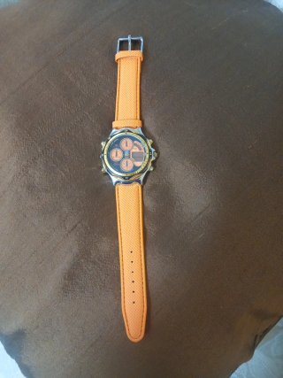Orologio Pryngeps Uomo Oro Arancione