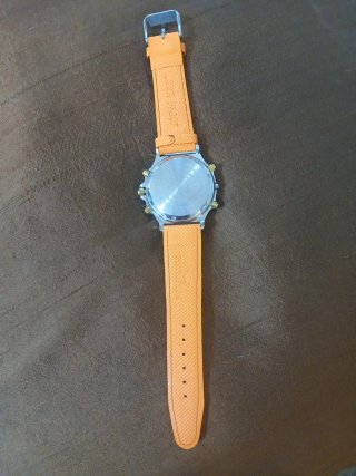 Orologio Pryngeps Uomo Oro Arancione