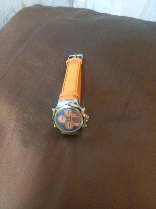Orologio Pryngeps Uomo Oro Arancione