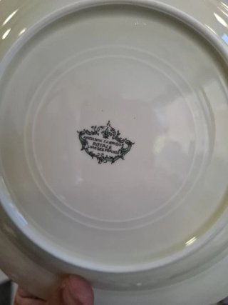 Vajilla Limoges Porcelana Flores