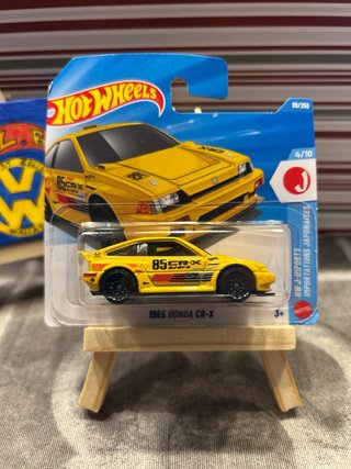 Hot Wheels 1985 Honda CR-X Amarillo