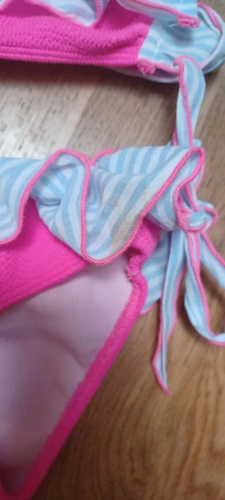 Bikini La Martinica Azul y Rosa Talla 12