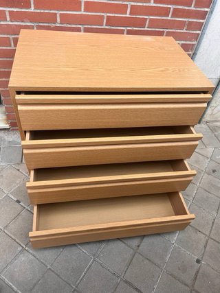 Cajonera de madera 4 cajones
