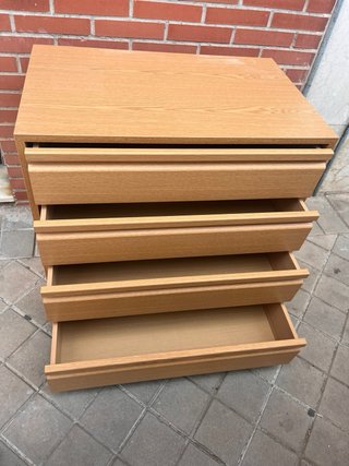 Cajonera de madera 4 cajones