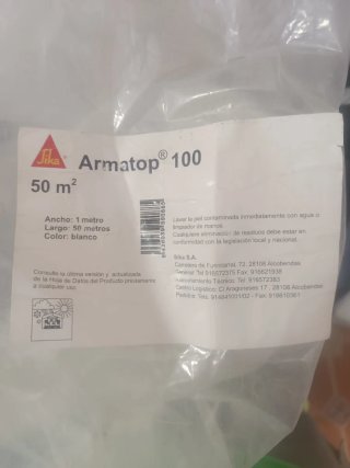 Rollo Fibra Vidrio Sika Armatop 100