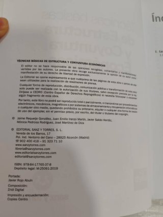 Técnicas básicas de estructura y coyuntura econ...