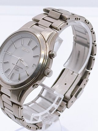 Seiko SBTM001 Solar Titanium Radio Wave Control