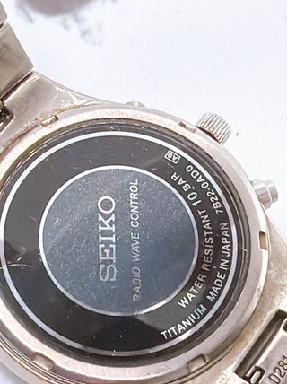 Seiko SBTM001 Solar Titanium Radio Wave Control