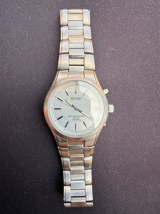 Seiko SBTM001 Solar Titanium Radio Wave Control