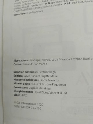 Libro texto francés 2 ESO.      Editorial Anaya